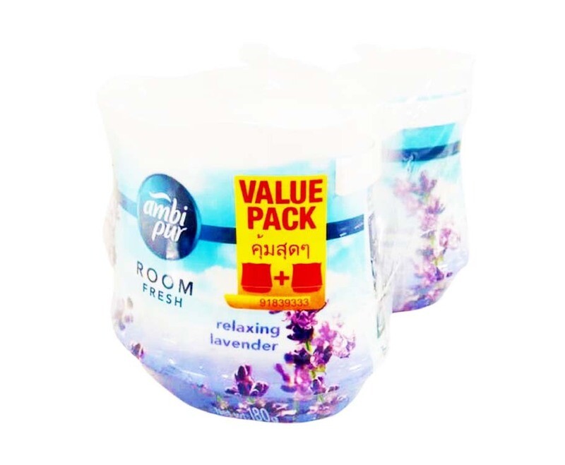 Ambi Pur Room Fresh Relaxing Lavender Value Pack (2 Packs x 180g)