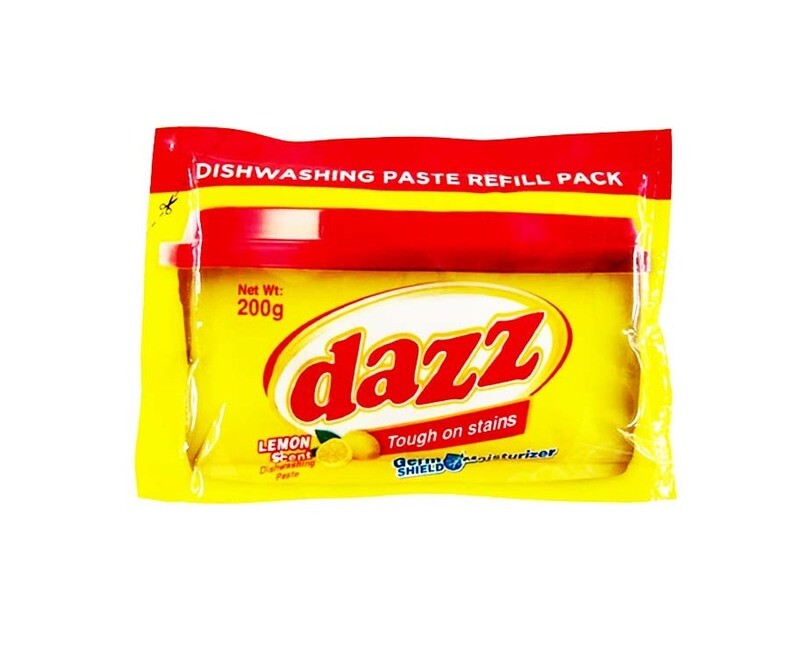Dazz Dishwashing Paste Lemon Scent Refill Pack 200g