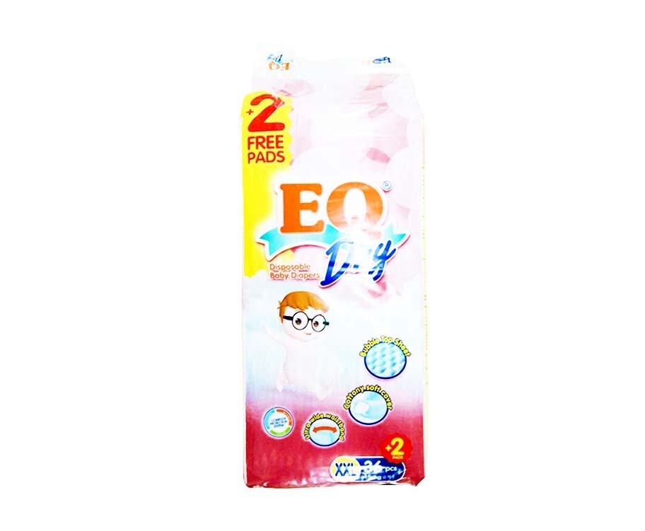 EQ Dry Disposable Baby Diapers XXL above 15kg 38 Pads