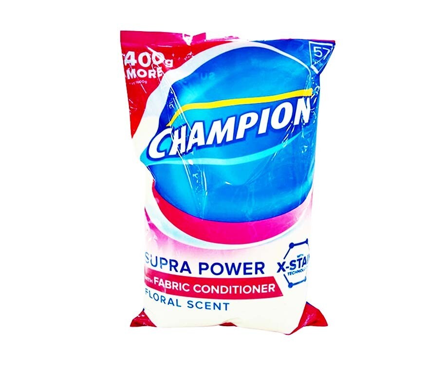 Champion Supra Power with Fabric Conditioner Floral Scent 2kg