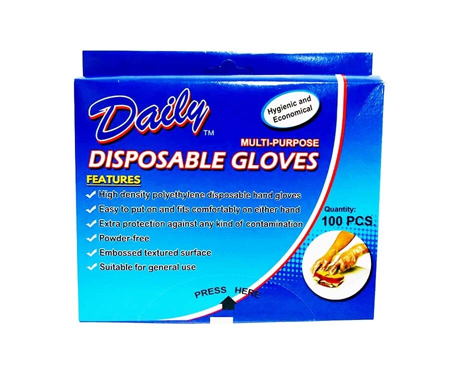 Daily Multi-Purpose Disposable Gloves 100 Pieces