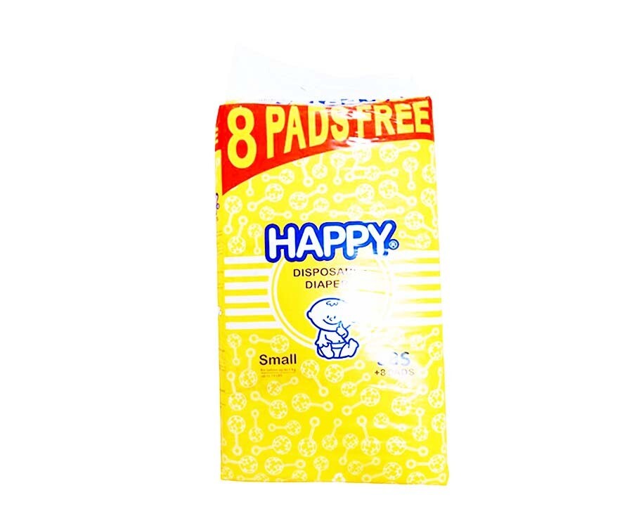 Happy Disposable Diapers Small up to 6kg 66 Pads