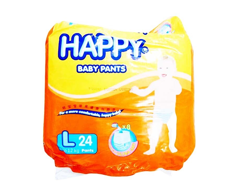 Happy Baby Pants Large 8-12kg 24 Pants