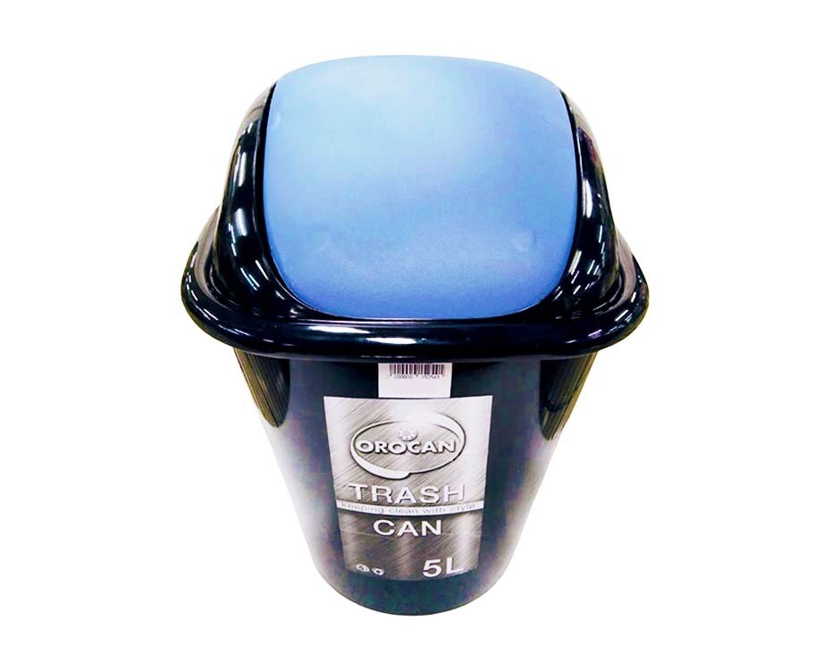 Orocan Trash Can Blue 5L