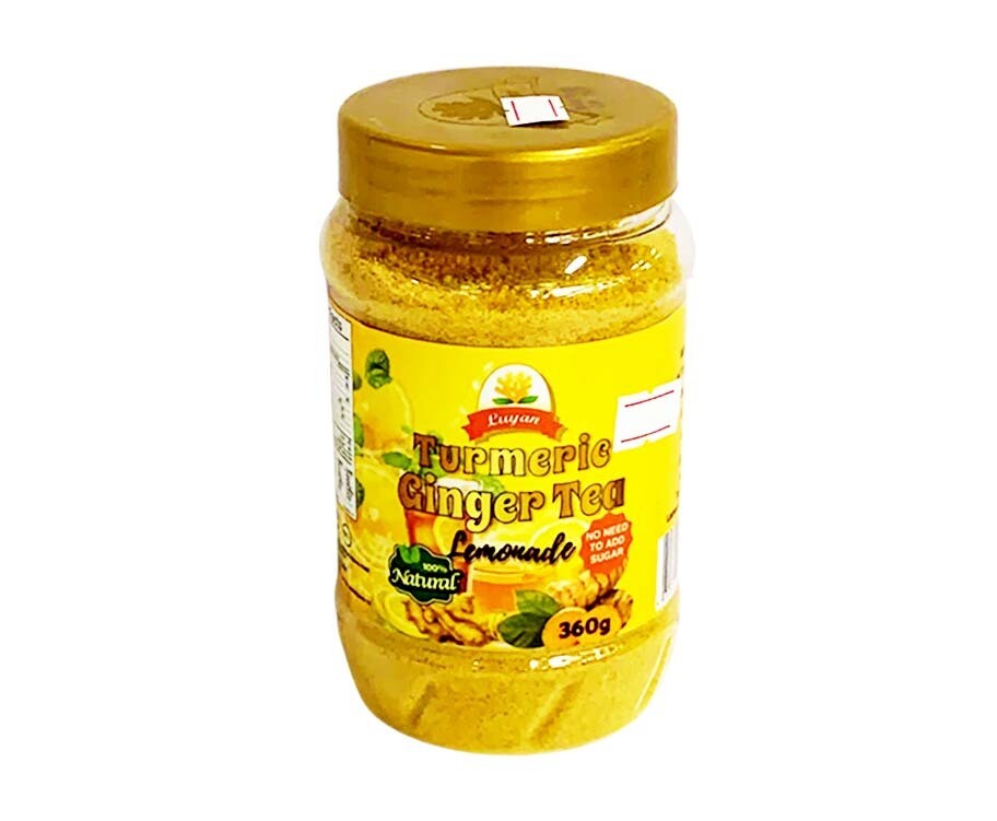 Luyan 100% Natural Turmeric Ginger Tea Lemonade 360g