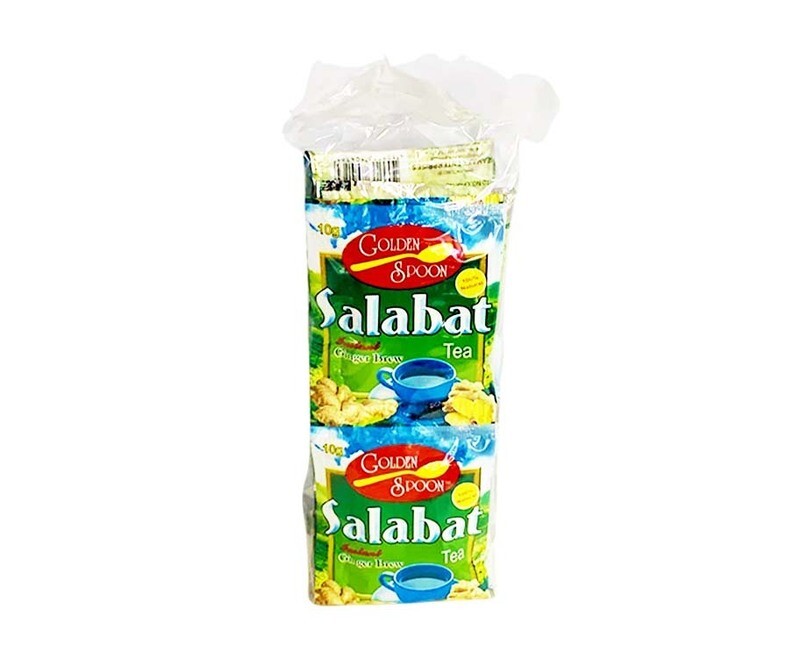 Golden Spoon 100% Natural Instant Ginger Brew Salabat Tea (12 Sachets x 10g)