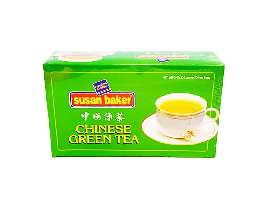 Susan Baker Premium Quality Chinese Green Tea 100 Tea Bags 200g