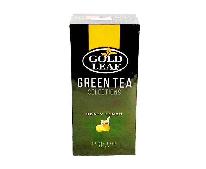 Gold Leaf Green Tea Selections Honey Lemon 24 Tea Bags 36g