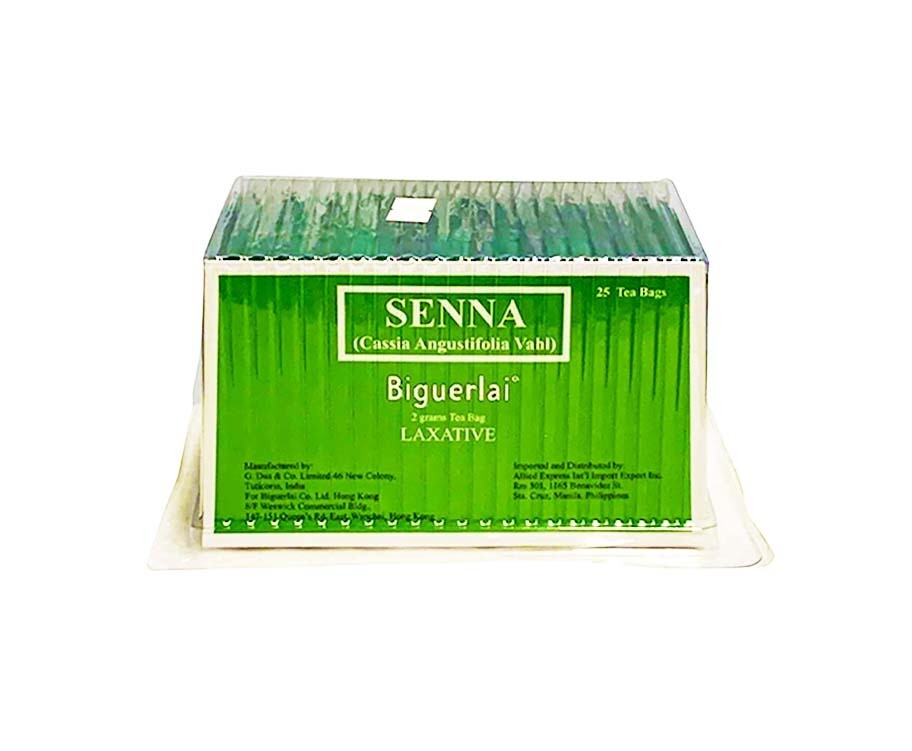 Senna (Cassia Angustofolia Vahl) Biguerlai Laxative (25 Tea Bags x 2g) 50g