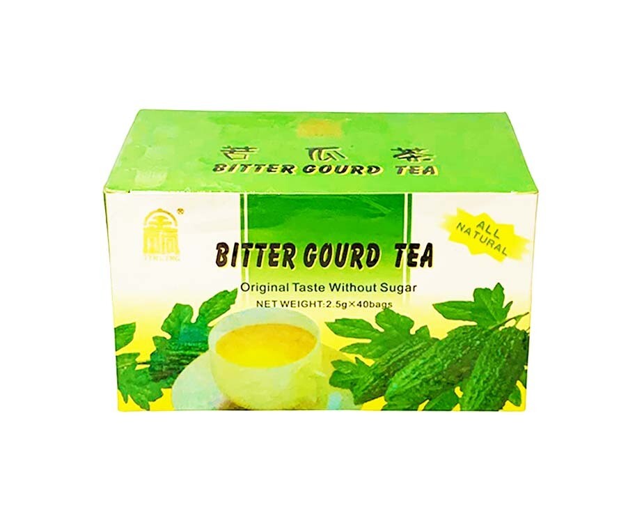 Jin Ling All Natural Bitter Gourd Tea (40 Bags x 2.5g) 100g