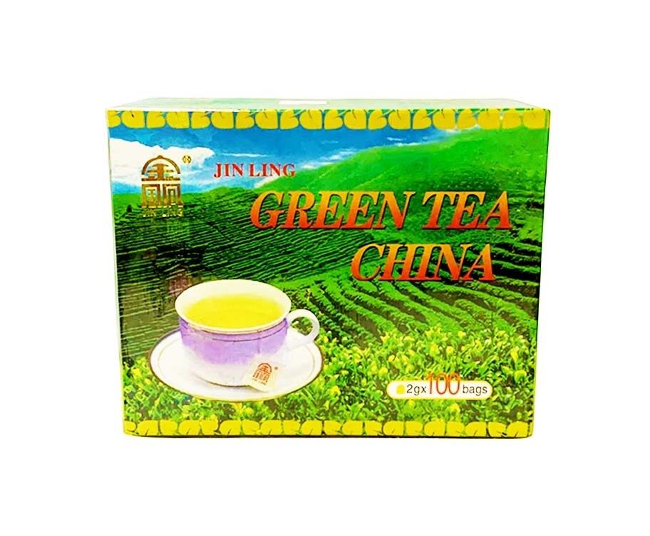 Jin Ling Green Tea China (100 Bags x 2g) 200g