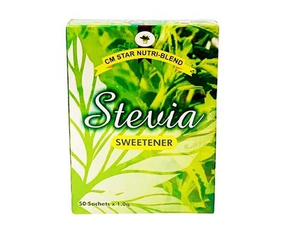 CM Star Nutri-Blend Stevia Sweetener (50 Sachets x 1.0g) 50g