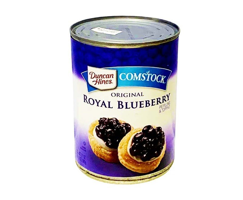 Duncan Hines Comstock Original Royal Blueberry Pie Filling &amp; Topping 21oz (595g)