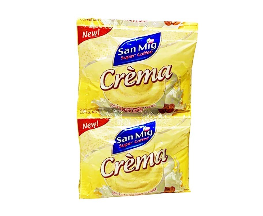 San Mig Super Coffee Créma 3-in-1 Coffee Mix (10 Sachets x 25g)