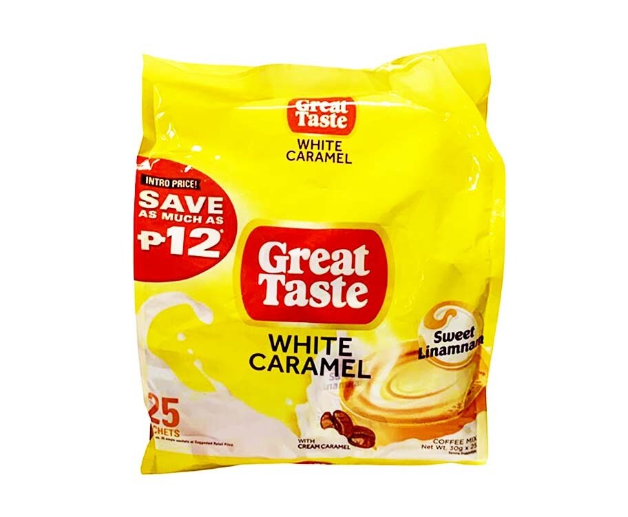 Great Taste White Caramel with Cream Caramel and Rich Coffee Flavor