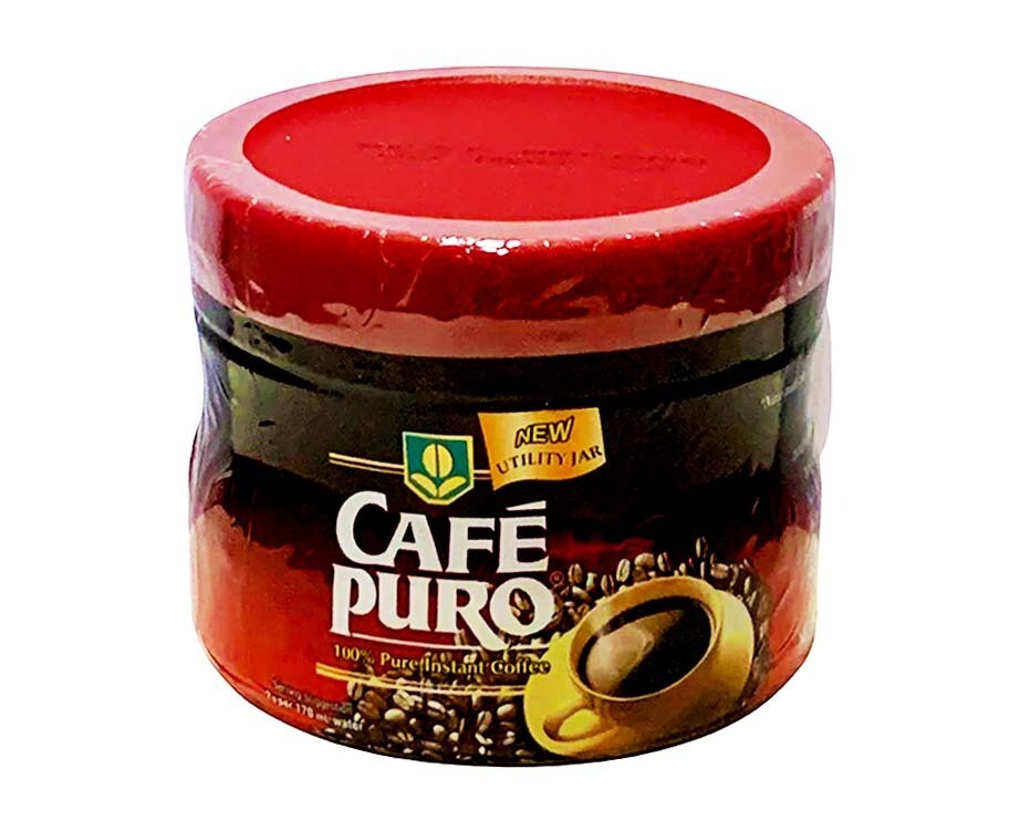 Café Puro 100% Pure Instant Coffee Utility Jar 100g