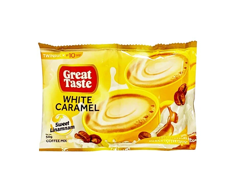 Great Taste White Caramel with Cream Caramel and Rich Coffee Flavor