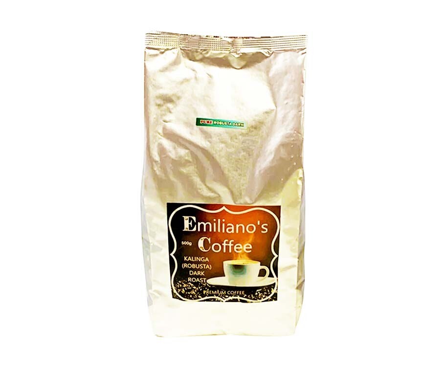 Emiliano's Coffee Kalinga (Robusta) Dark Roast Premium Coffee 500g