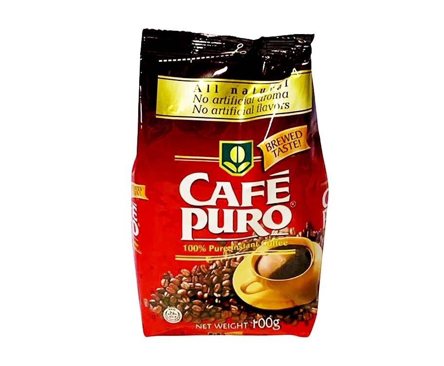 Café Puro 100% Pure Instant Coffee 100g
