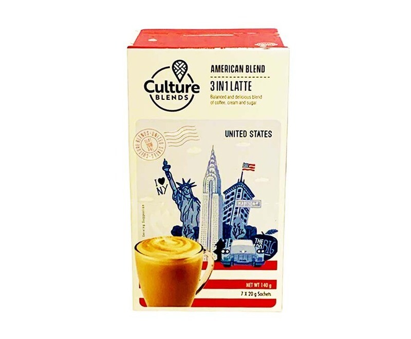 Culture Blends American Blend 3-in-1 Latte (7 Sachets x 20g) 210g
