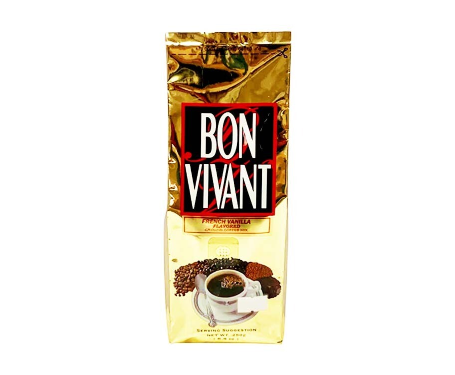 Bon Vivant French Vanilla Flavored Ground Coffee Mix 8.8oz (250g)