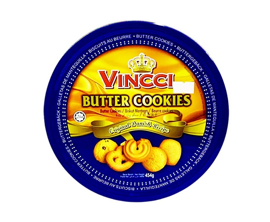Vincci Butter Cookies Original Danish Recipe 454g