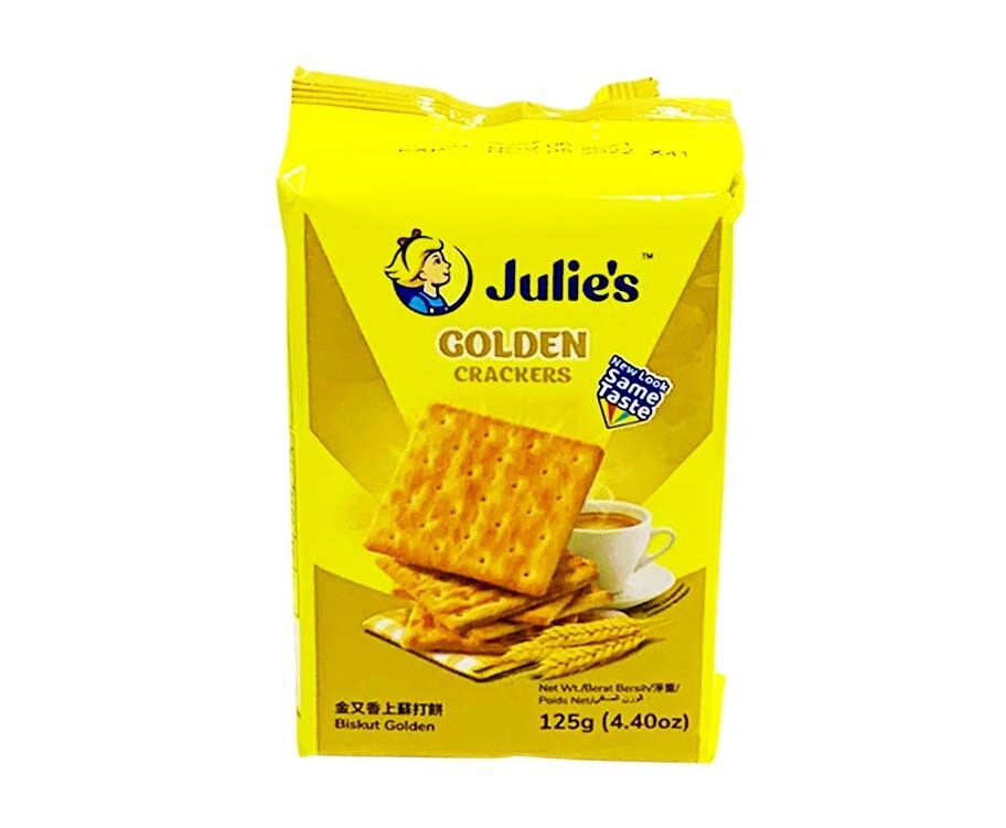 Julie's Golden Crackers 4.40oz (125g)