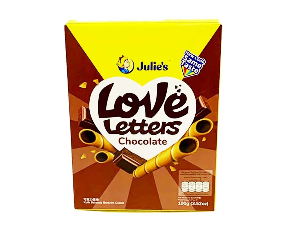 Julie's Love Letters Chocolate Cream 3.52oz (100g)
