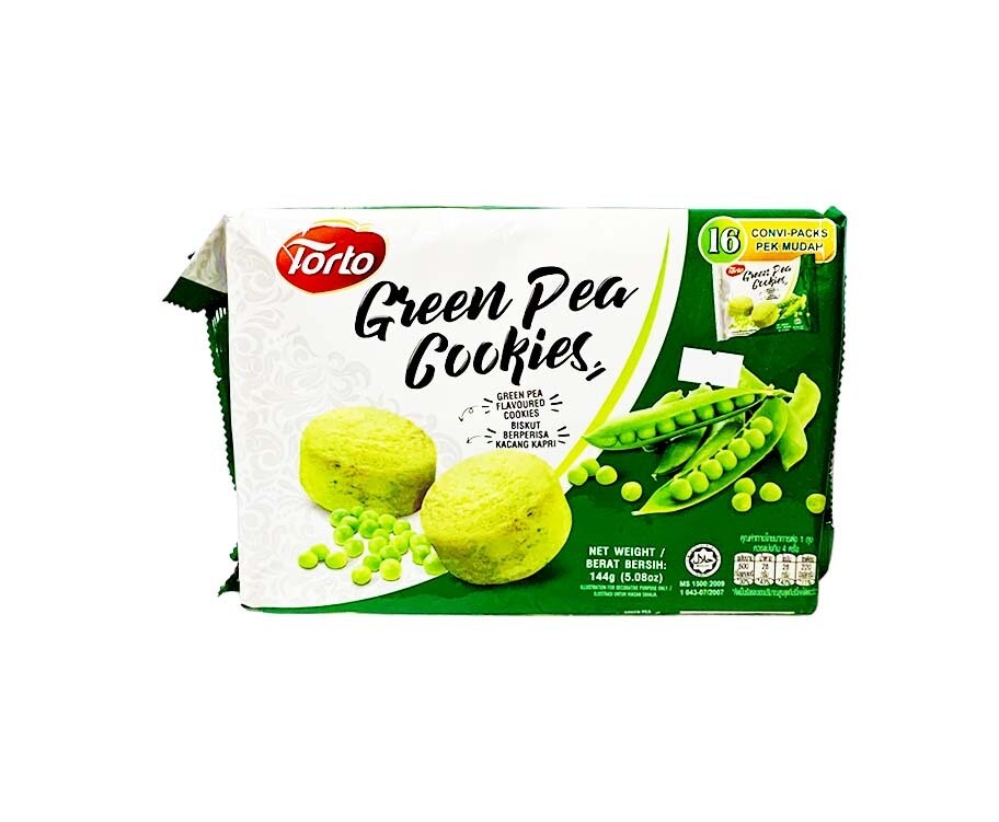 Torto Green Pea Cookies 16 Convi-Packs 5.08oz (144g)