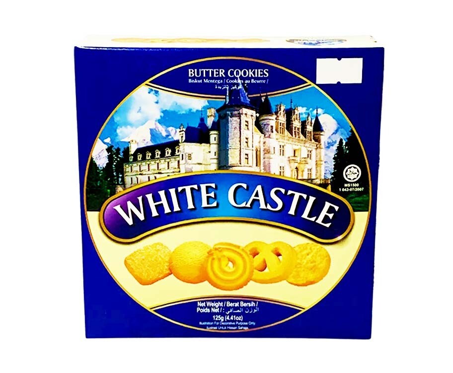 White Castle Butter Cookies Traditional Recipe 4.41oz (125g)