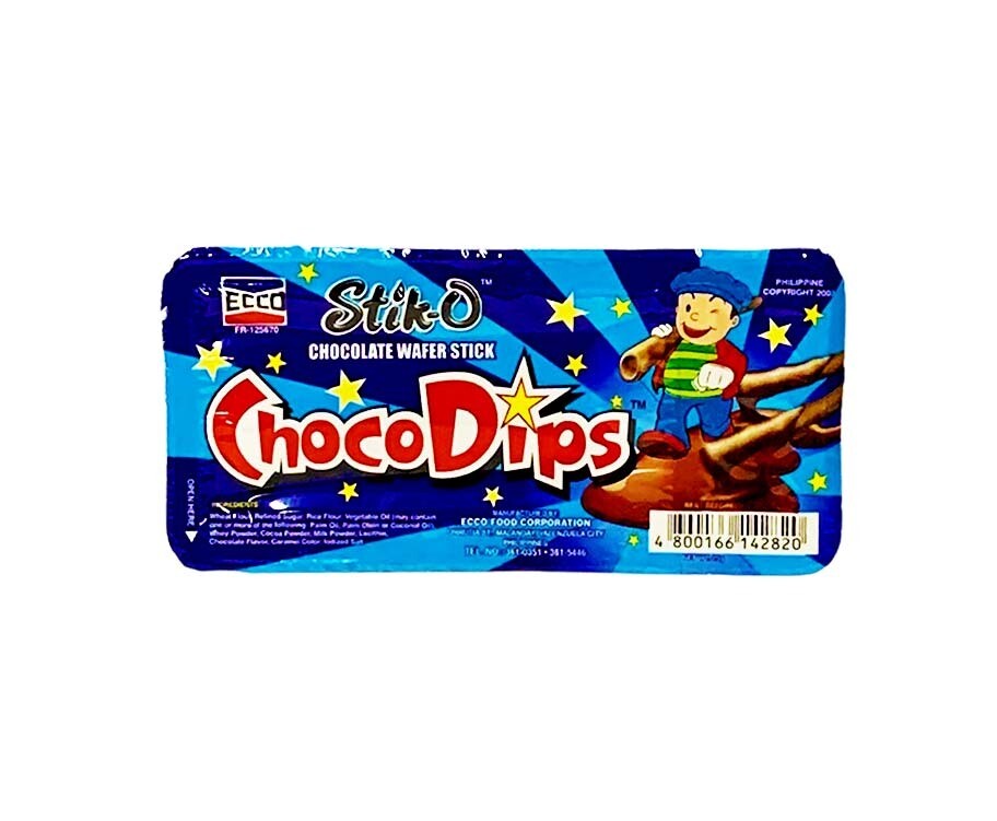 Ecco Stik-O Chocolate Wafer Stick Choco Dips 25g