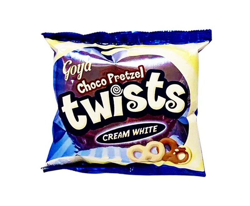 Goya Choco Pretzel Twists Cream White 28g