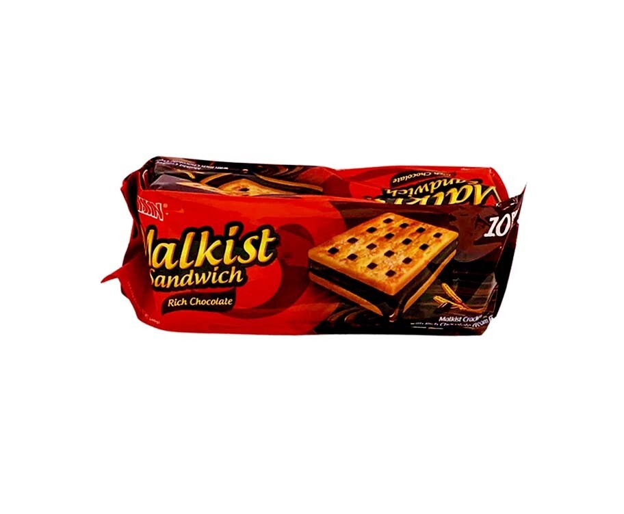 Nissin Malkist Sandwich Rich Chocolate (10 Packs x 24g) 240g