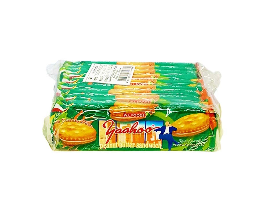 W.L. Foods Yaahoo Peanut Butter Sandwich (10 Packs x 25g)