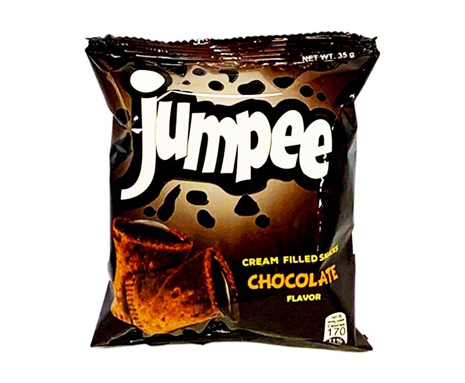 Jumpee Cream Filled Snacks Chocolate Flavor 35g