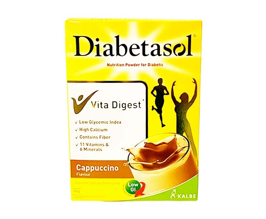 Diabetasol Nutrition Powder for Diabetic Cappuccino Flavour 180g