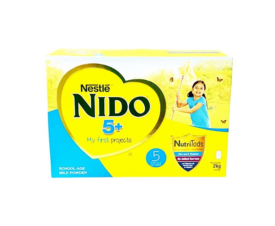 Nestlé Nido 5+ School-Age Milk Powder (4 Packs x 500g) 2kg