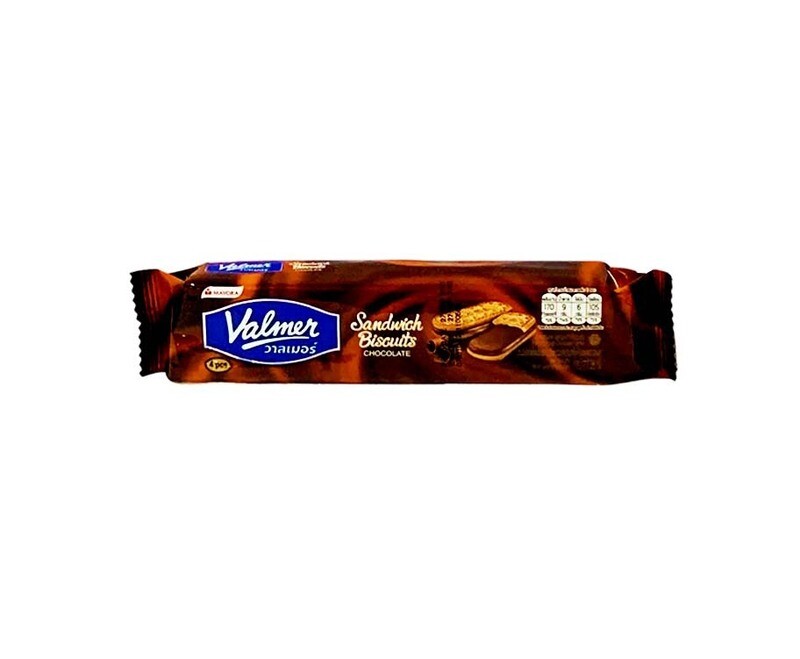 Valmer Chocolate Sandwich Biscuits 4 Packs 36g