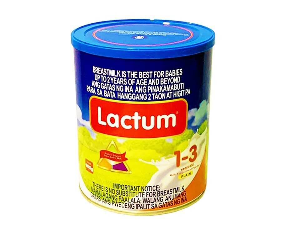 Lactum 1-3 Years Old Plain Milk Supplement Powder 900g