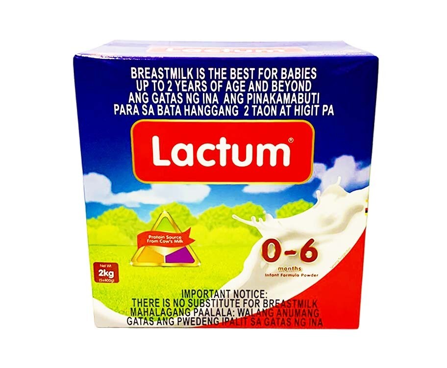 Lactum 0-6 Months Infant Formula Powder (5 Packs x 400g) 2kg