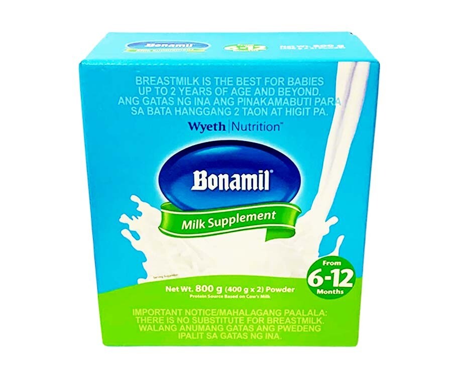 Bonamil 6-12 Months Milk Supplement Powder (2 Packs x 400g) 800g