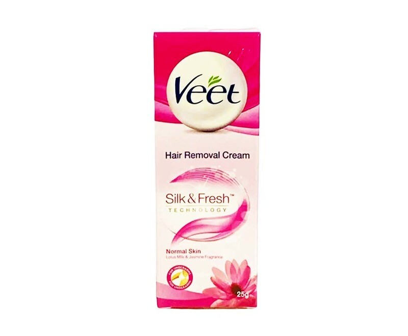 Veet Hair Removal Cream Normal Skin Lotus Milk &amp; Jasmine Fragrance 25g