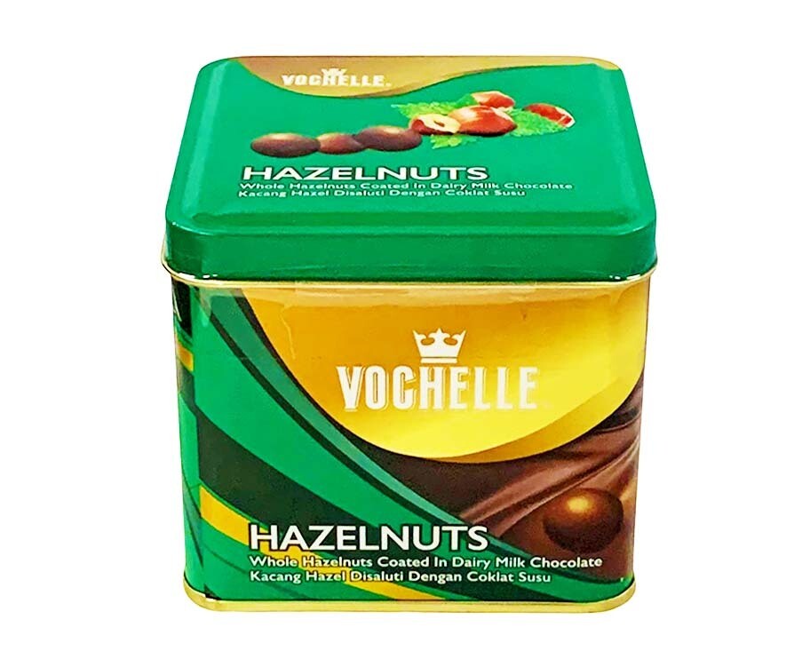 Vochelle Hazelnuts Whole Hazelnuts Coated in Dairy Milk Chocolate 180g