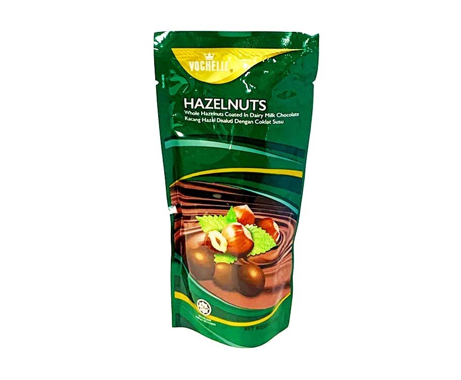 Vochelle Hazelnuts Whole Hazelnuts Coated in Dairy Milk Chocolate 100g