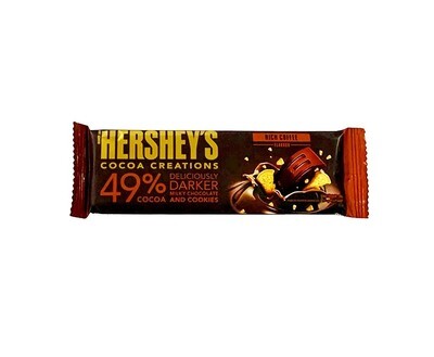 Hershey’s Cocoa Creations 49% Deliciously Darker Milky Chocolate Cocoa And Cookies Rich Coffee Flavour 40g