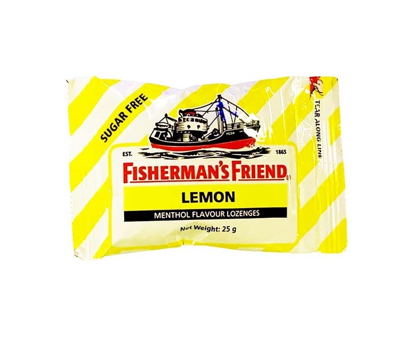 Fisherman&#39;s Friend Lemon Menthol Flavour Lozenges Sugar Free 25g