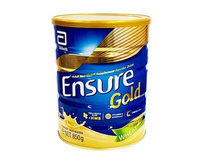 Abbott Ensure Gold Adult Nutritional Supplement Powder Drink Wheat Flavor 850g