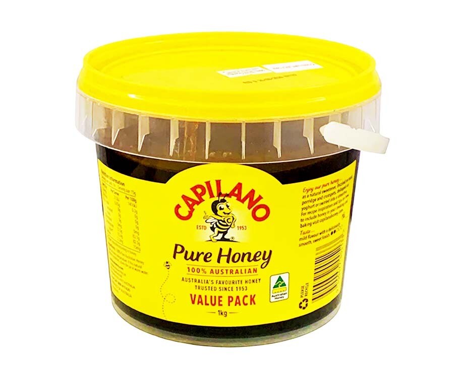 Capilano Pure Honey 100% Australian Value Pack 1kg