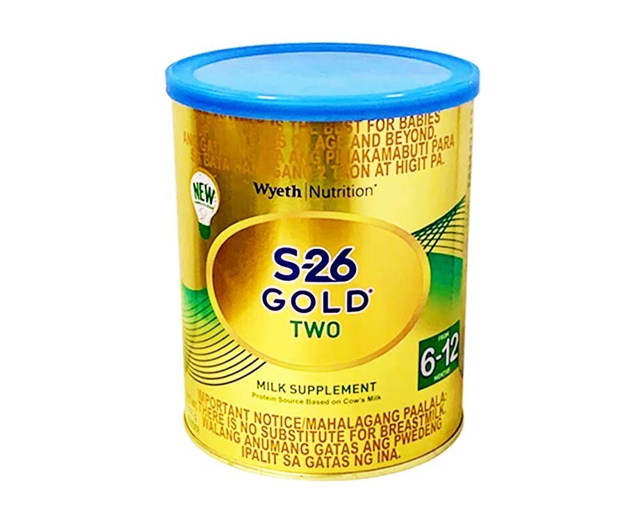 Wyeth Nutrition S-26 Gold Two Milk Supplement From 6-12 Months 900g