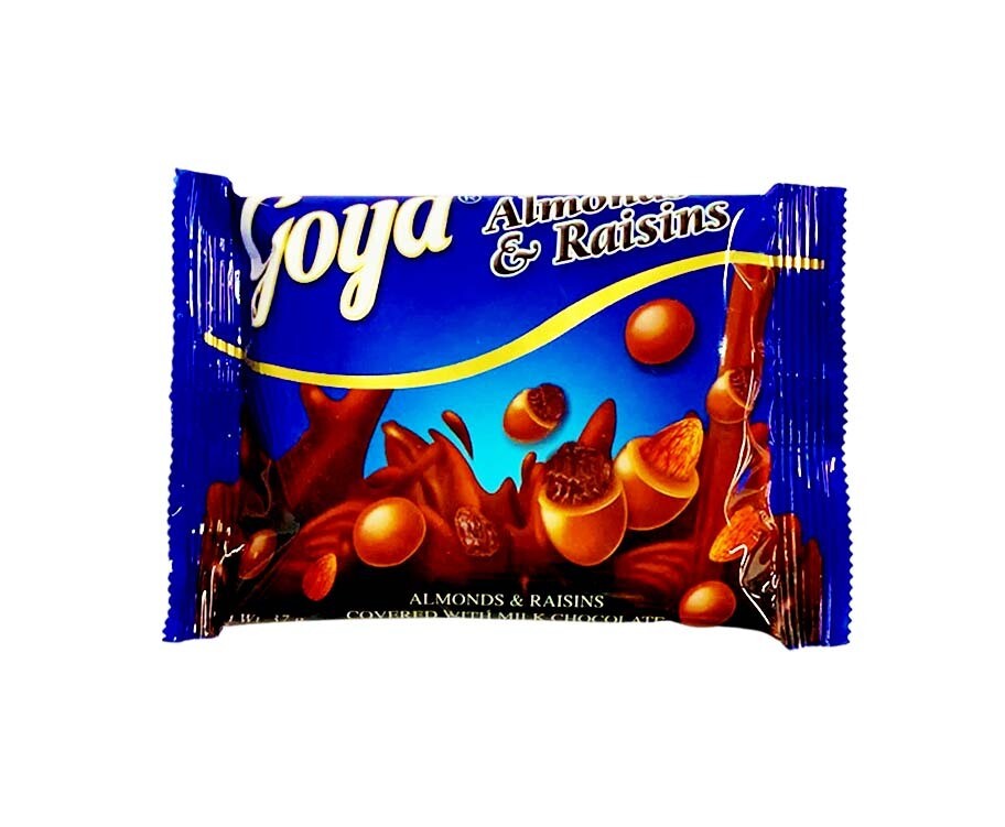 Goya Almonds &amp; Raisins Covered with Milk Chocolate 37g